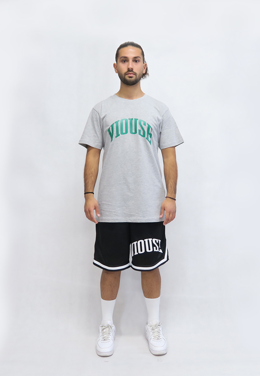 College Round Neck Heather Gray Tee College Round Neck Heather Gray Tee