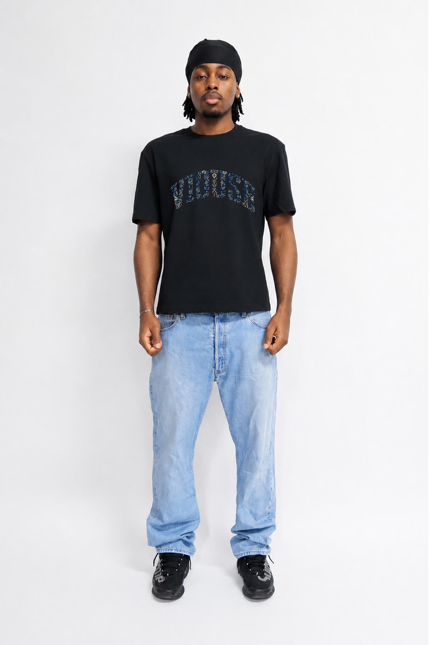 College Kashan Sorana Black Tee