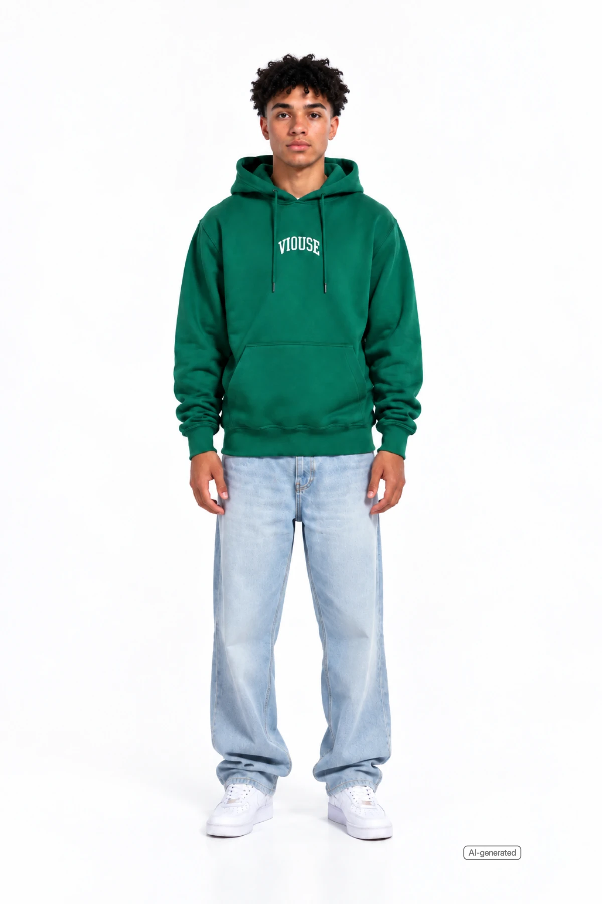 C.M. Heavy Hoodie Forest Green