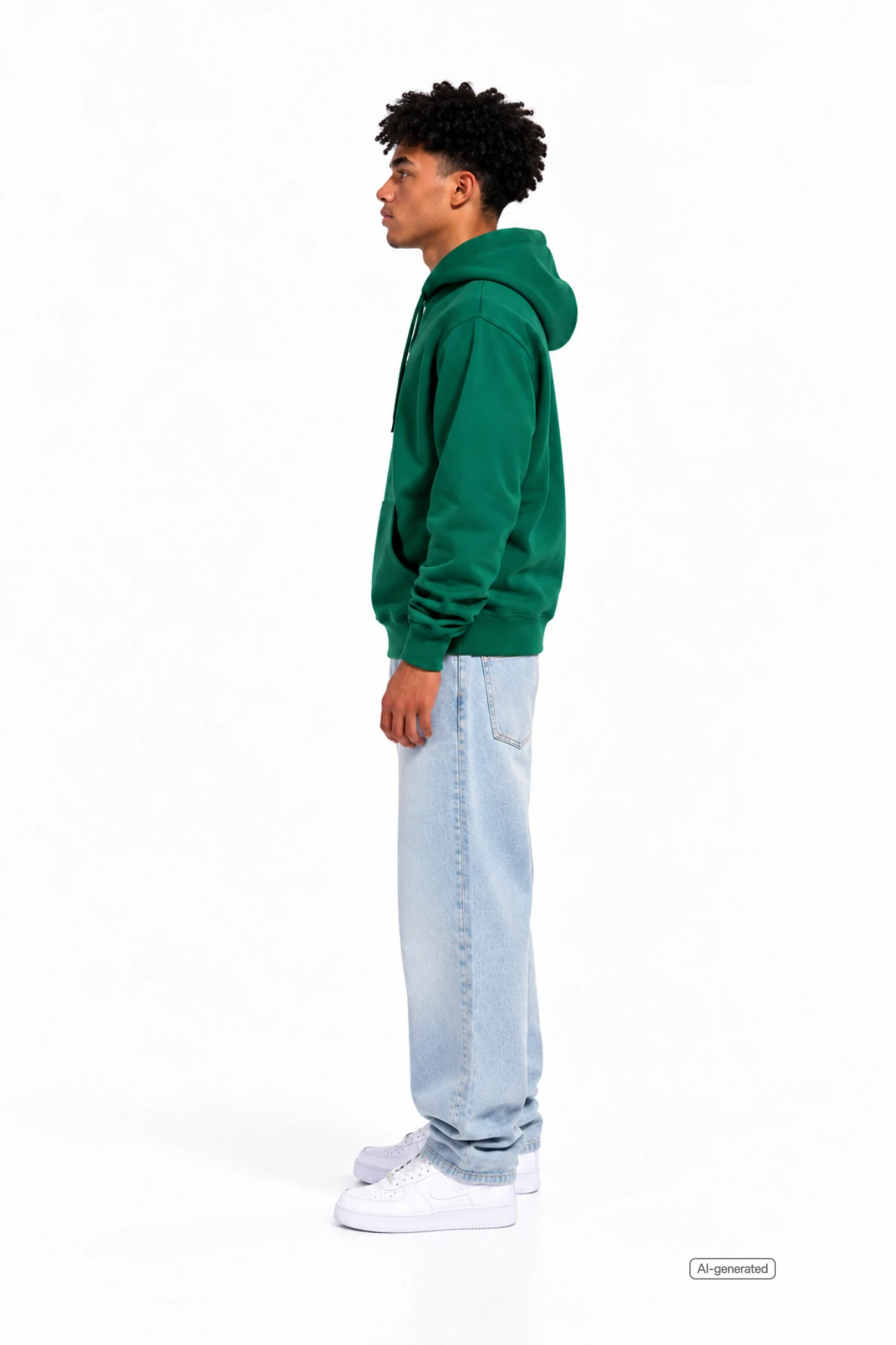 C.M. Heavy Hoodie Forest Green