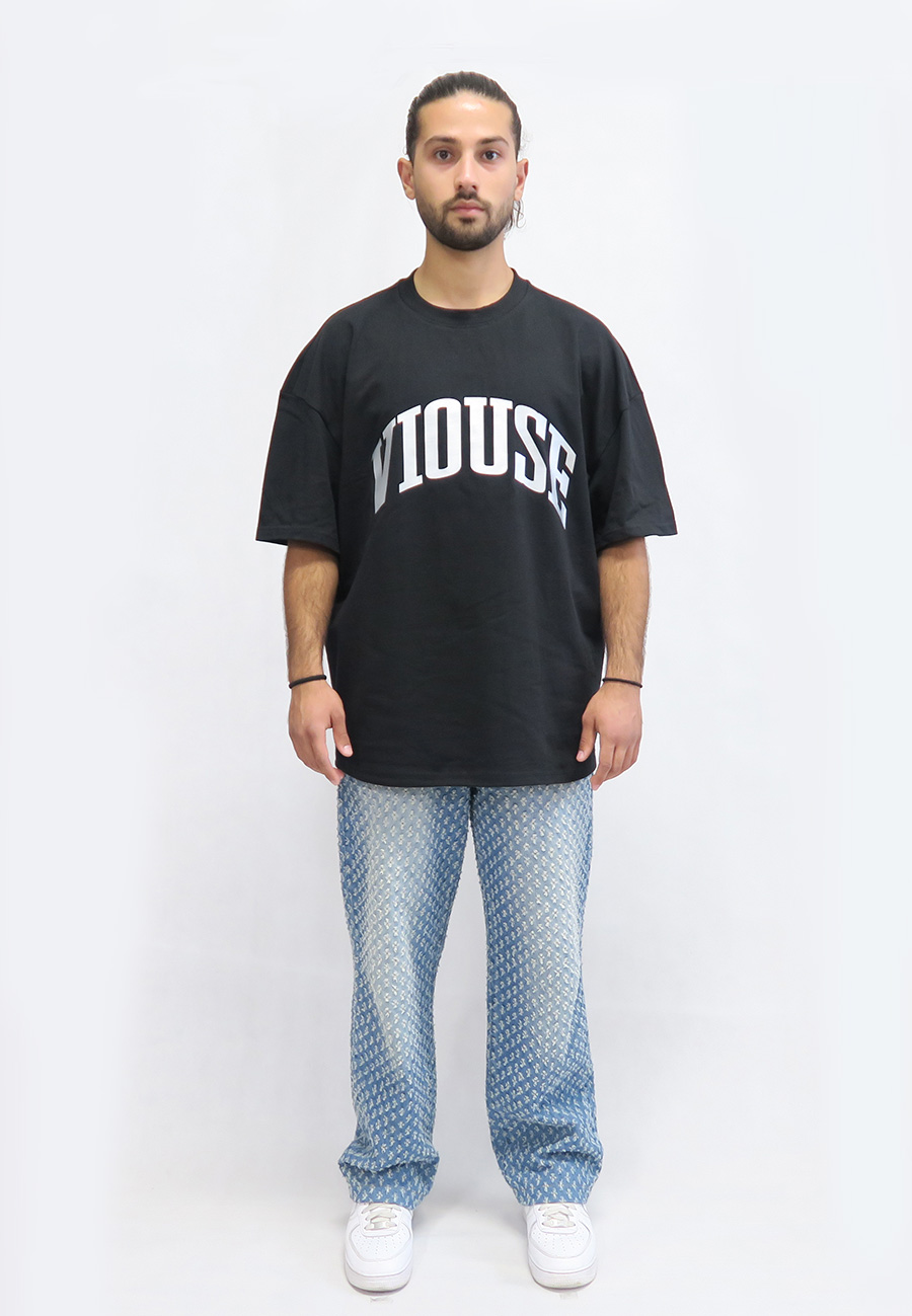 College Ultra Heavy Oversize Black Tee College Ultra Heavy Oversize Black Tee