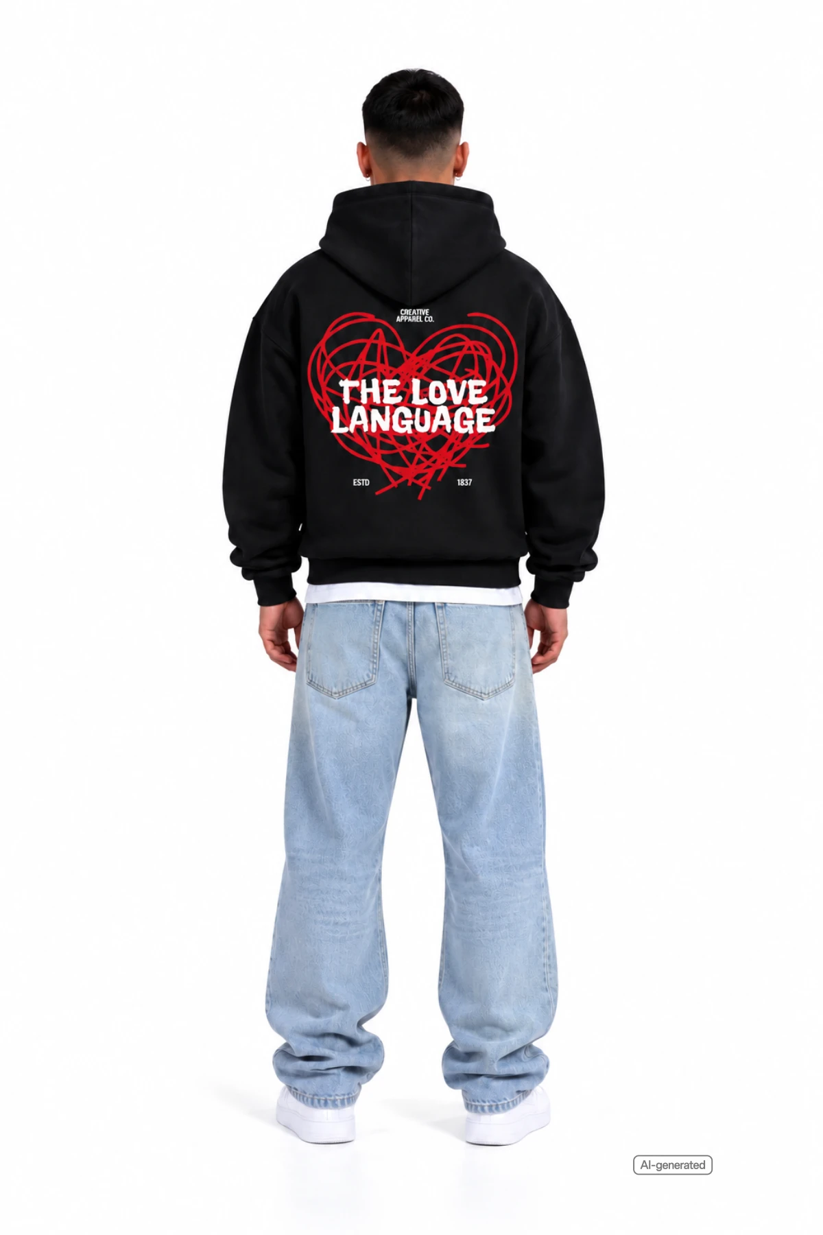 TLL 90`s Zip Hoodie Black
