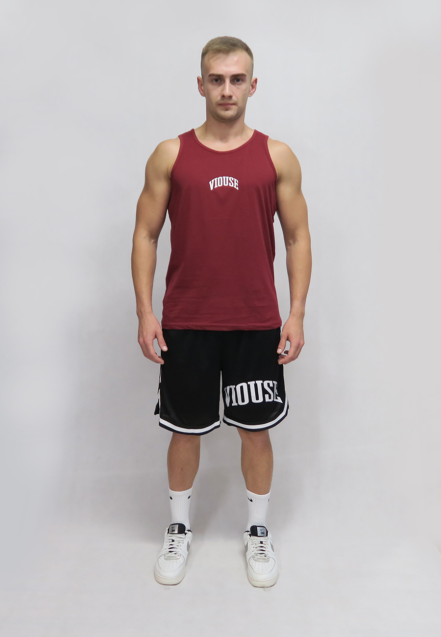 Cali Trend Tanktop Burgundy Goku Edition Cali Trend Tanktop Burgundy Goku Edition