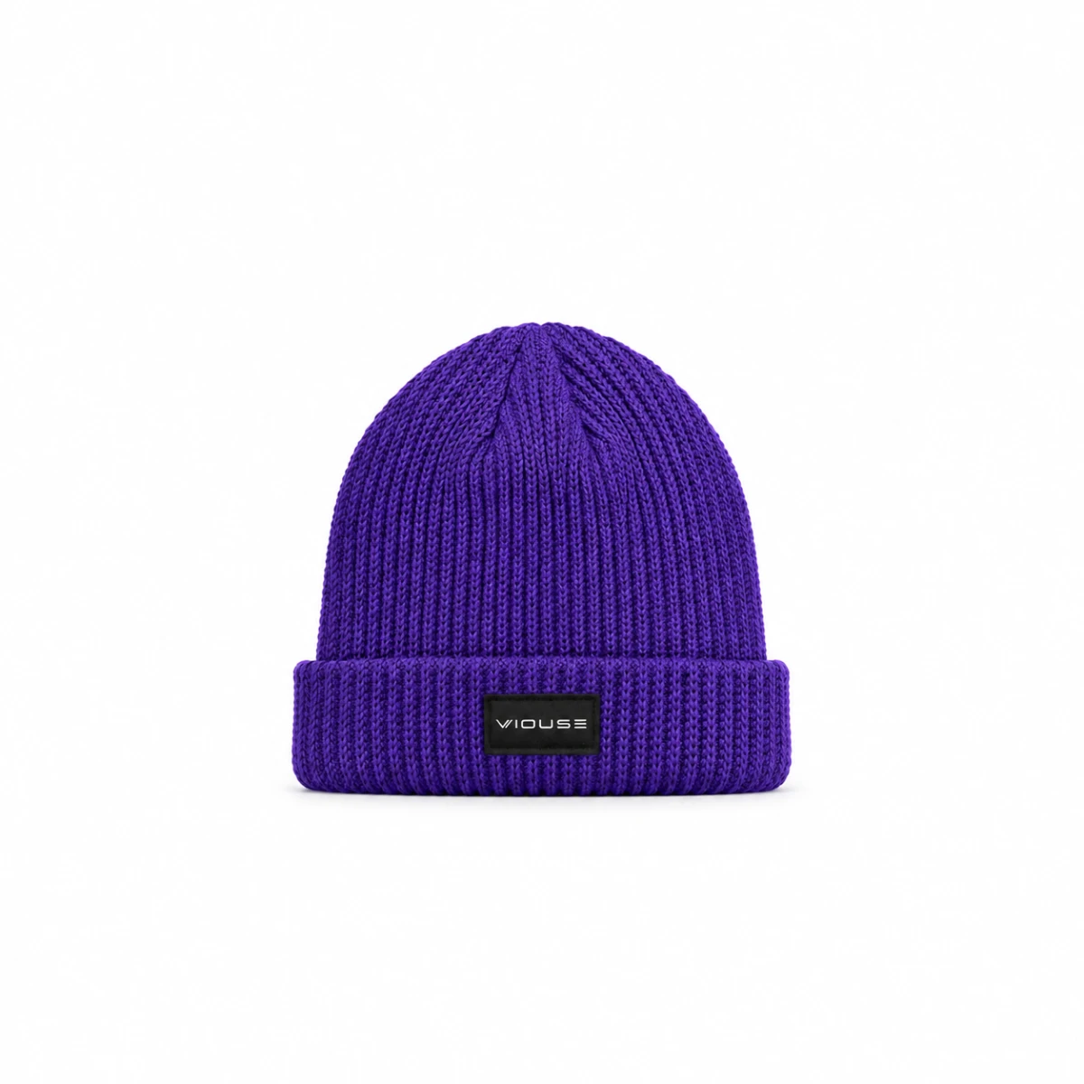 Logo Stick Rip Beanie Purple