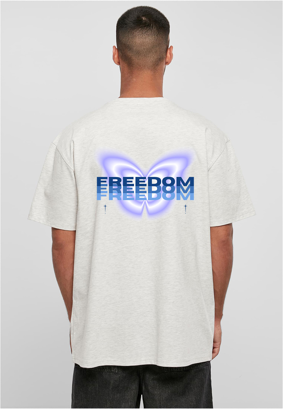 Freedom Heavy Oversize Lightgrey Tee Freedom Heavy Oversize Lightgrey Tee