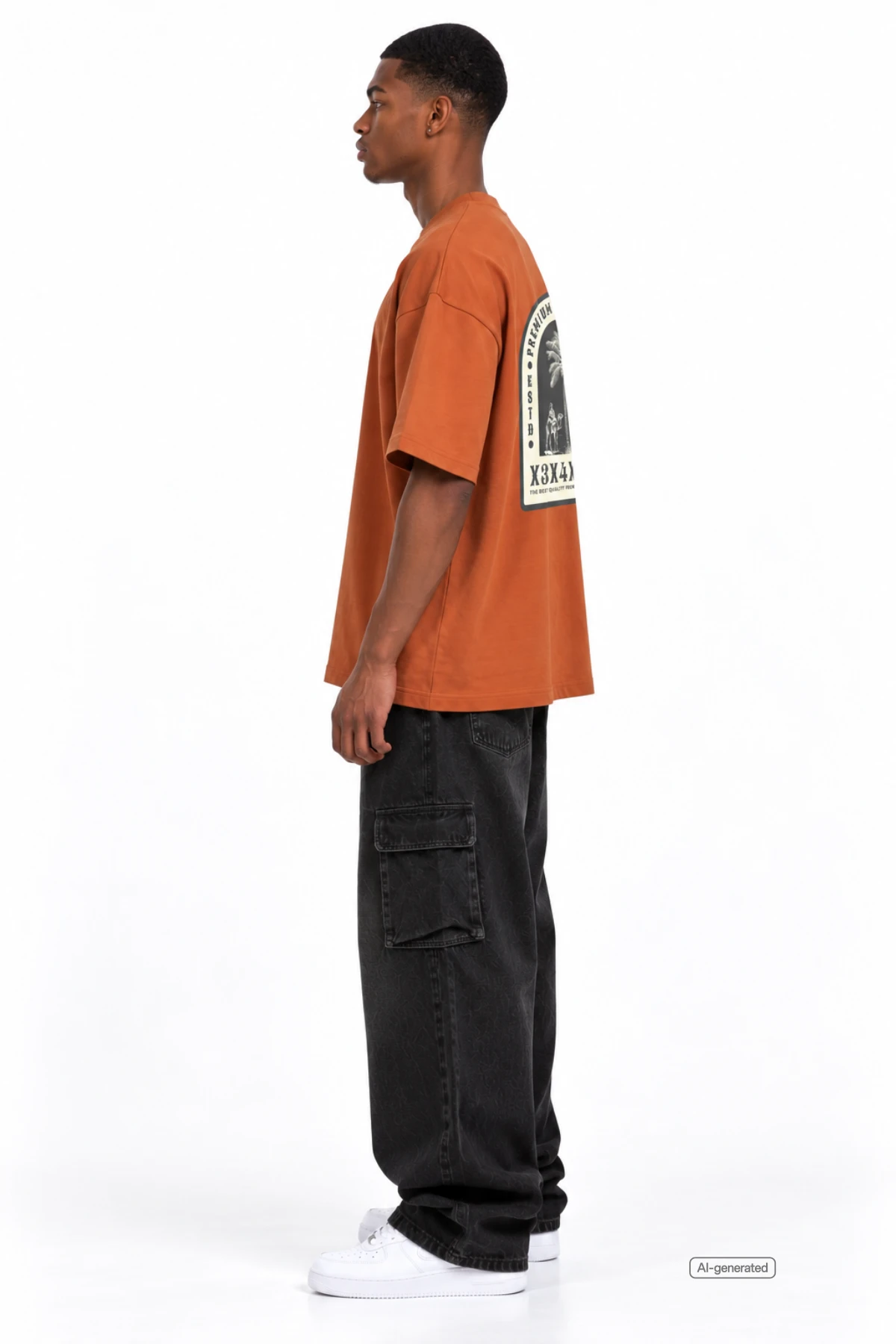 X3X4XX40 Heavy Oversize Toffee Tee